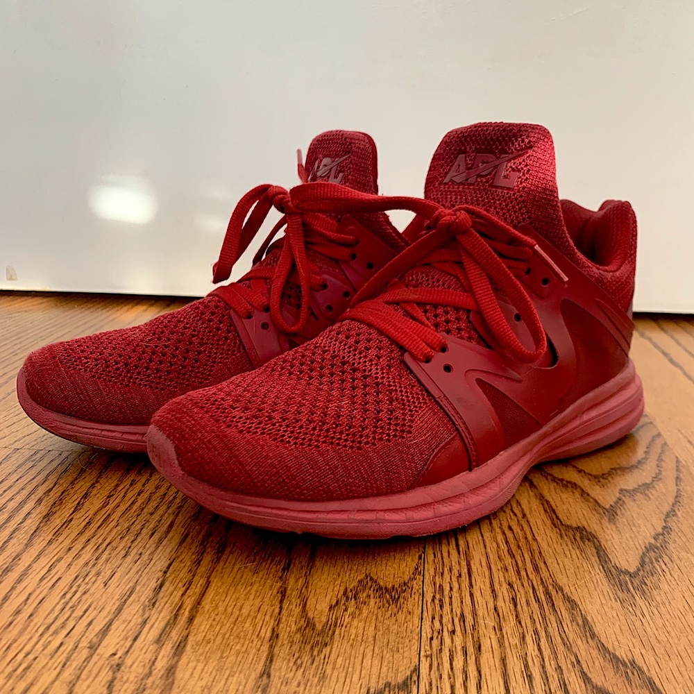 APL Red Monochrome Sneakers